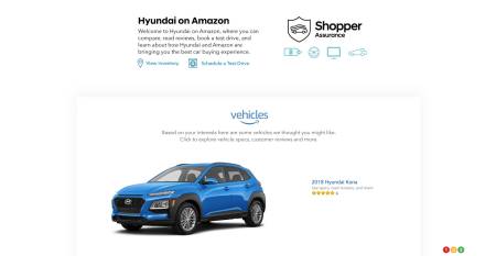 Visiter un concessionnaire Hyundai… sur Amazon